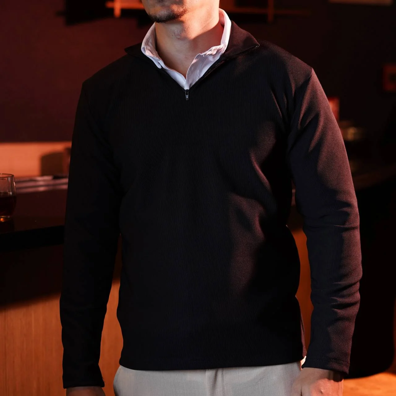 New Black Quarter-Zip Collection